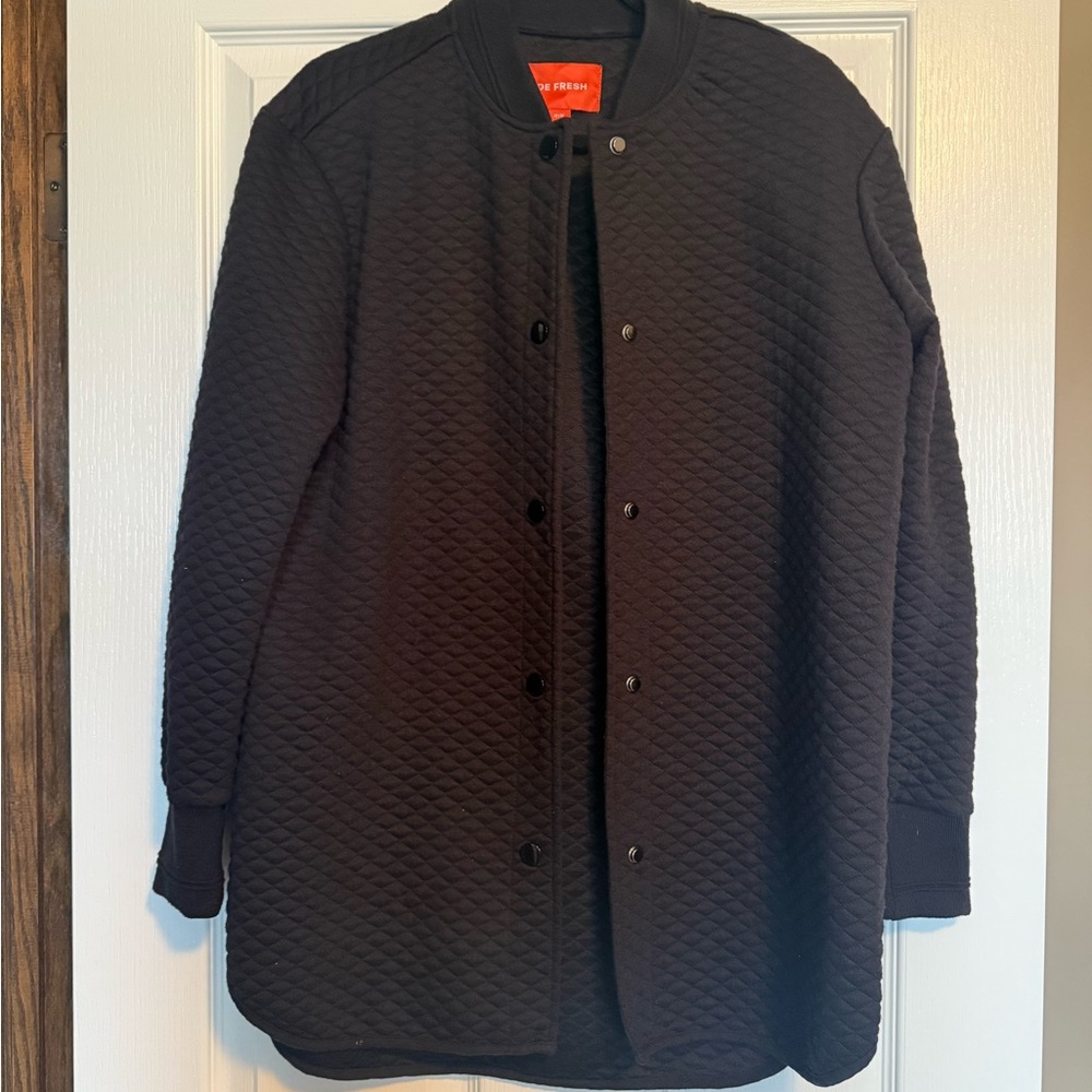Joe Fresh Black Quilted Jacket
